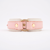 Leather Dog Collar - Pink